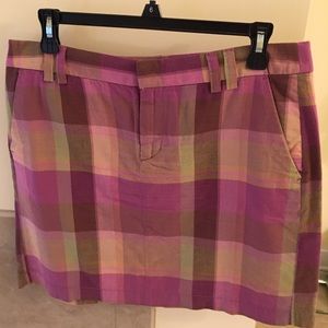 Loft size 4 plaid skirt